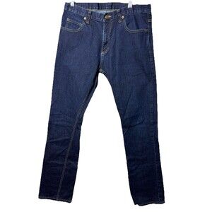 Dearborn Denim Jeans Size 33 Length 35 Blue Pockets USA Made